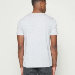 Pier One Hombre GRAPHIC T-SHIRT - Camiseta Básica - Mottled Grey -Ofertas Pier One Tienda a84c39d4f12542408e62a95d039c6abe