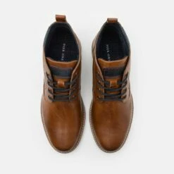 Pier One Hombre LEATHER - Botines Con Cordones - Cognac -Ofertas Pier One Tienda a91f86d9419c40c08cde7e0c774b1ead