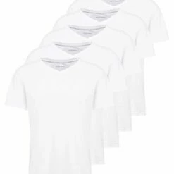 Pier One Hombre 5 PACK - Camiseta Básica - White -Ofertas Pier One Tienda aaec20eea5684fdcadc437e90f270976