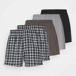 Pier One Hombre 5 PACK - Boxer - Grey 12 Pier One Hombre 5 PACK - Boxer - Grey -Ofertas Pier One Tienda abc2677e29204b66b44e246719f6eeb4