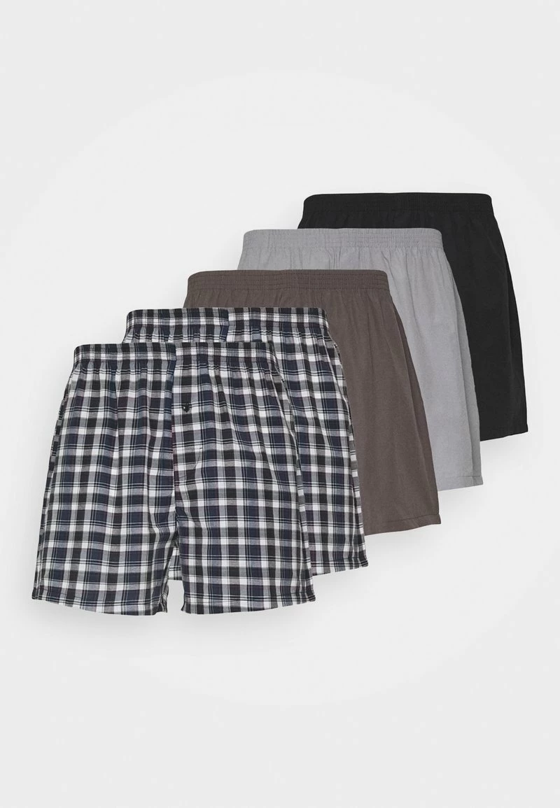 Pier One Hombre 5 PACK - Boxer - Grey 7 Pier One Hombre 5 PACK - Boxer - Grey - Imagen 5