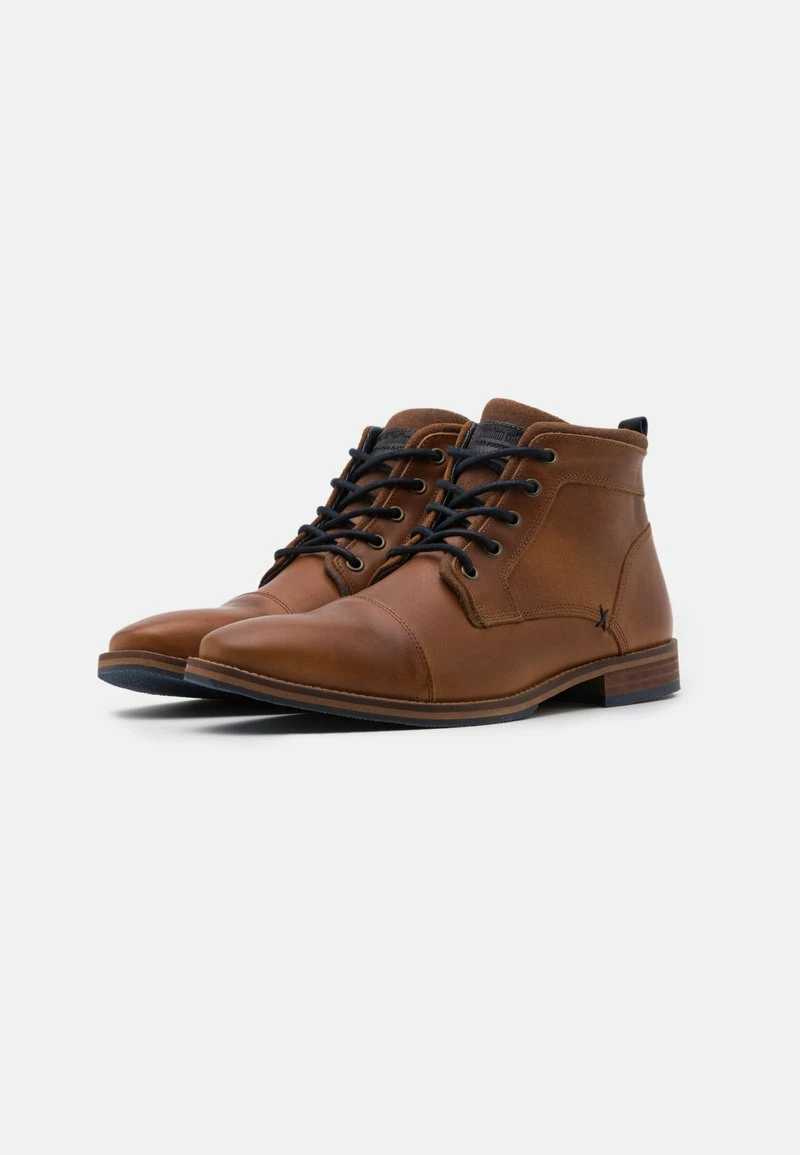 Pier One Hombre Botines Con Cordones - Cognac 4 Pier One Hombre Botines Con Cordones - Cognac - Imagen 2