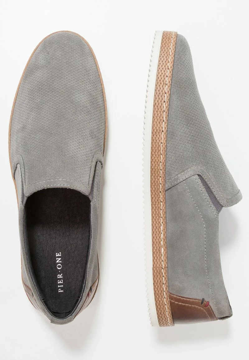 Pier One Hombre Mocasines - Grey 4 Pier One Hombre Mocasines - Grey - Imagen 2
