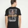 Pier One Hombre Camiseta Estampada - Black -Ofertas Pier One Tienda b24743b49a0a4453bb82fe723bd16c99