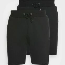 Pier One 2 PACK - Shorts - Black, Hombre -Ofertas Pier One Tienda b365d4ee255148078cac809a78f1a1a1