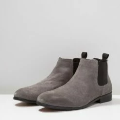 Pier One Hombre LEATHER - Botines - Dark Gray -Ofertas Pier One Tienda b5034055d7244b5dacdae43d72534993