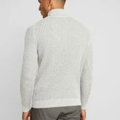 Pier One Hombre Jersey De Punto - 111 - Mottled Light Grey -Ofertas Pier One Tienda b52b497eaeaf45e98f6f322d13e5af48