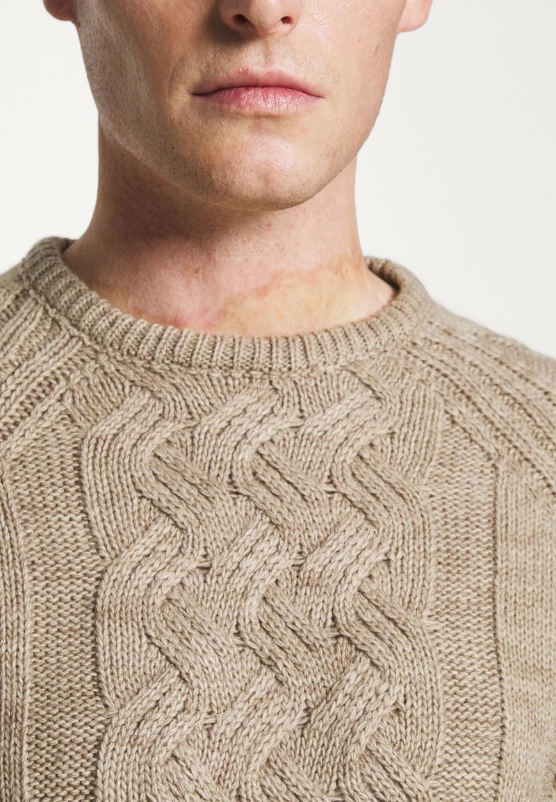 Pier One Hombre Jersey De Punto - Mottled Beige 7 Pier One Hombre Jersey De Punto - Mottled Beige - Imagen 5
