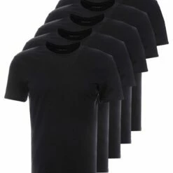 Pier One Hombre 5 PACK - Camiseta Básica - Black -Ofertas Pier One Tienda bd75c0059404493a970c9577d597937f