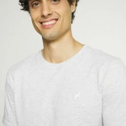 Pier One Hombre WITH BIRD STRAIGHT 5 PACK - Camiseta Básica - Light Grey - 101_white - 001_green - 602 -Ofertas Pier One Tienda bfc88b4fb0af436ea6df397e7b3e9a49