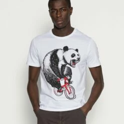 Pier One Hombre Camiseta Estampada - White