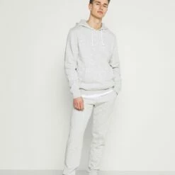 Pier One Hombre Pantalones Deportivos - Mottled Light Grey/mottled Dark Blue