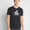 Pier One Hombre Camiseta Estampada - Black