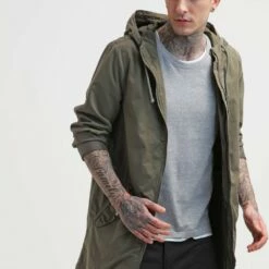 Ofertas Pier One Tienda 47 Pier One Parka - Khaki, Hombre