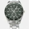 Pier One Unisexo UNISEX - Reloj - Silver-coloured/green -Ofertas Pier One Tienda c7a491457a8c42da8cb2e92a4f755731