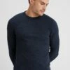 Pier One Hombre Jersey De Punto - Mottled Dark Blue -Ofertas Pier One Tienda c7d1ef1643124df291120214cb1498b9