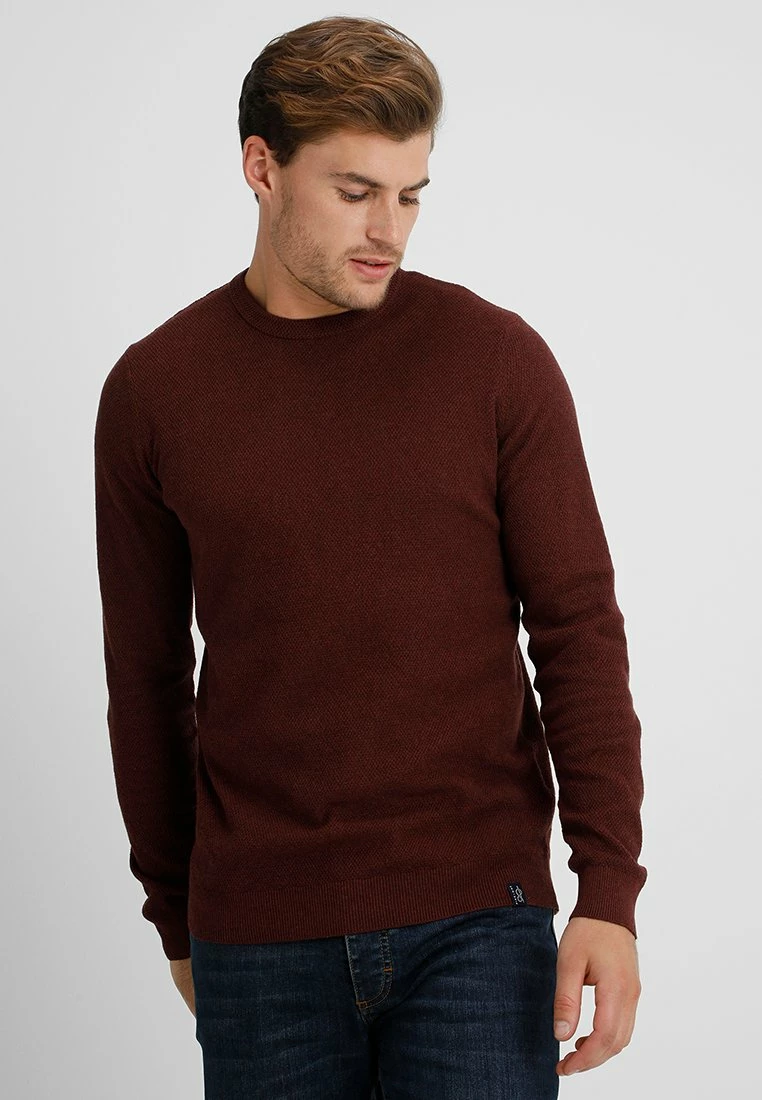 Pier One Hombre Jersey De Punto - Mottled Bordeaux 3 Pier One Hombre Jersey De Punto - Mottled Bordeaux