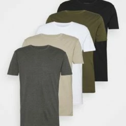 Pier One Hombre 5 PACK - Camiseta Básica - White/dark Grey/black 14 Pier One Hombre 5 PACK - Camiseta Básica - White/dark Grey/black -Ofertas Pier One Tienda c8b9f5cce9884e23aebd3711252e2349