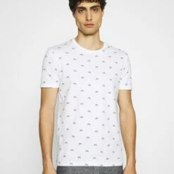 Pier One Hombre Camiseta Estampada - White