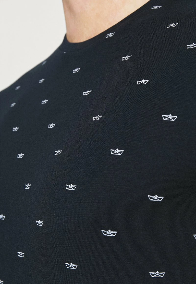 Pier One Hombre Camiseta Estampada - Dark Blue 7 Pier One Hombre Camiseta Estampada - Dark Blue - Imagen 5