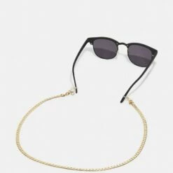 Pier One Unisexo GLASSES MASK CHAIN UNISEX - Collar - Gold-coloured