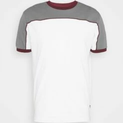 Pier One Hombre Camiseta Estampada - Grey/white/bordeaux 14 Pier One Hombre Camiseta Estampada - Grey/white/bordeaux -Ofertas Pier One Tienda ccbc10a09ed54b6c986bd3c16a425d16