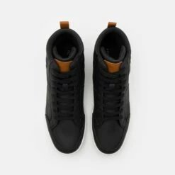 Pier One Hombre Zapatillas Altas - Black/white -Ofertas Pier One Tienda ceea61340ae2448dac2e740552baae0c