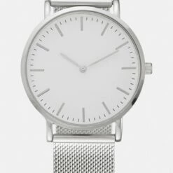 Pier One Unisexo Reloj - Silver-coloured