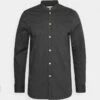 Pier One Hombre Camisa - Mottled Dark Grey