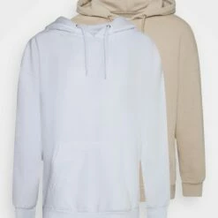 Ofertas Pier One Tienda 28 Pier One 2 Pack - Jersey Con Capucha - Beige/white, Hombre