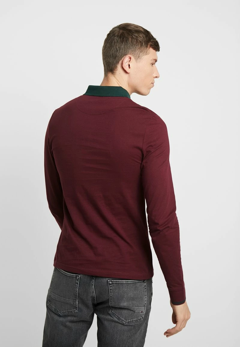 Pier One Hombre MUSCLE FIT - Polo - Bordeaux 5 Pier One Hombre MUSCLE FIT - Polo - Bordeaux - Imagen 3