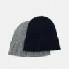 Pier One Unisexo 2 PACK UNISEX - Gorro - Grey/dark Blue -Ofertas Pier One Tienda d1a07c11f8cc45a9a1980a9b9d2a1bee