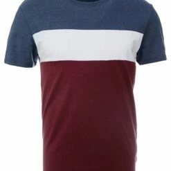 Pier One Hombre Camiseta Estampada - Bordeaux / Dark Blue -Ofertas Pier One Tienda d46de368a5e64dda9995710ec9cb589c