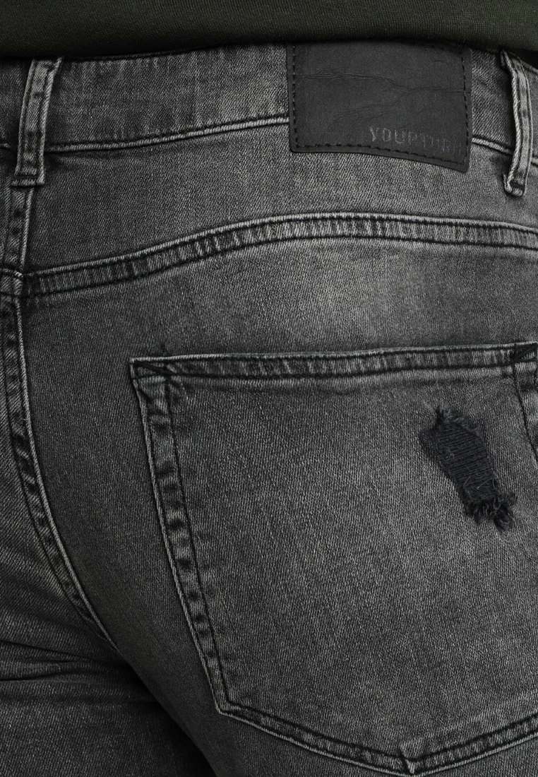 Pier One Hombre Vaqueros Pitillo - Black Denim 8 Pier One Hombre Vaqueros Pitillo - Black Denim - Imagen 6