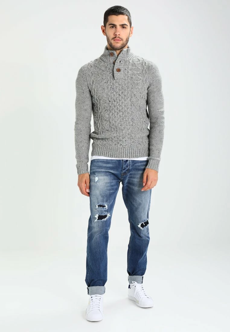Pier One Hombre Jersey De Punto - Mottled Grey 4 Pier One Hombre Jersey De Punto - Mottled Grey - Imagen 2