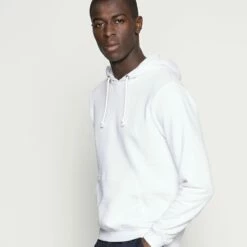 Pier One Hombre Jersey Con Capucha - White