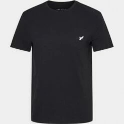 Pier One Hombre Camiseta Básica - Black