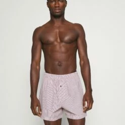 Pier One Hombre 5 PACK - Boxer - Bordeaux