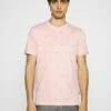 Pier One Camiseta Estampada - Pink, Hombre