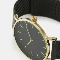 Pier One Unisexo Reloj - Black/goldcoloured -Ofertas Pier One Tienda d82a4b1cf6264e3d85fa04ce848764be