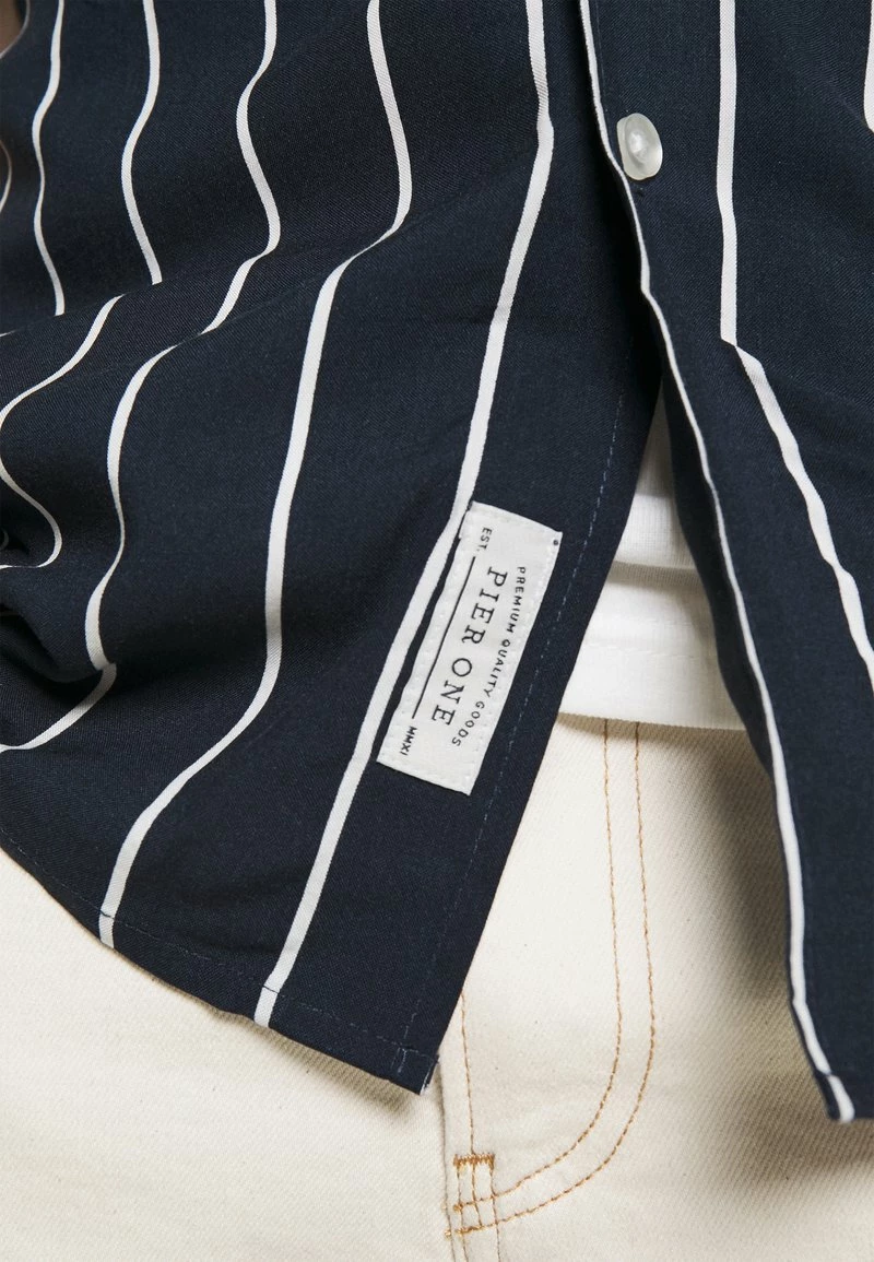 Pier One Hombre Camisa - Dark Blue 8 Pier One Hombre Camisa - Dark Blue - Imagen 6