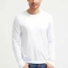 Pier One Hombre Camiseta De Manga Larga - White -Ofertas Pier One Tienda dc16478872d540e69b288099e36bf27b