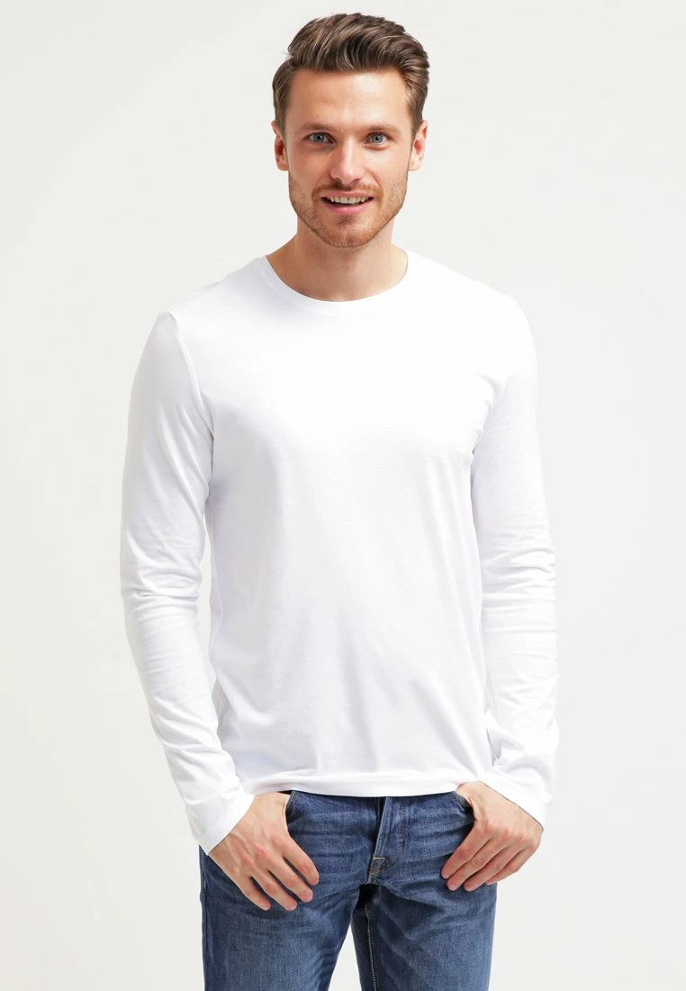 Pier One Hombre Camiseta De Manga Larga - White 3 Pier One Hombre Camiseta De Manga Larga - White