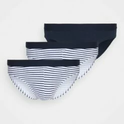 Pier One Hombre 3 PACK - Braguitas - Dark Blue/white -Ofertas Pier One Tienda dd780e6e5fe24475bc9b7d353d406094