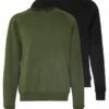 Pier One Hombre 2er Pack CREW NECK - Sudadera - Khaki/black -Ofertas Pier One Tienda de12feccbd1e47b3bbcb87b59c3bd67a