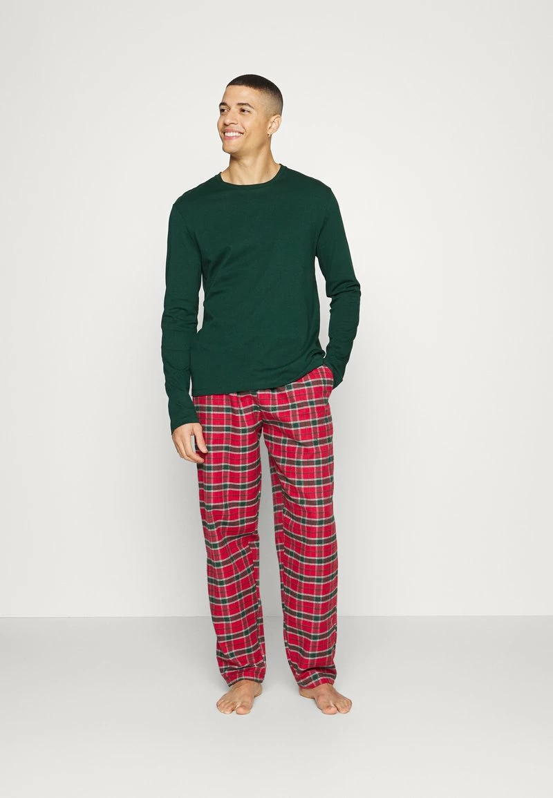 Pier One Hombre Pijama - Dark Green/red 4 Pier One Hombre Pijama - Dark Green/red - Imagen 2
