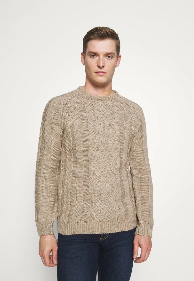 Pier One Hombre Jersey De Punto - Mottled Beige 3 Pier One Hombre Jersey De Punto - Mottled Beige