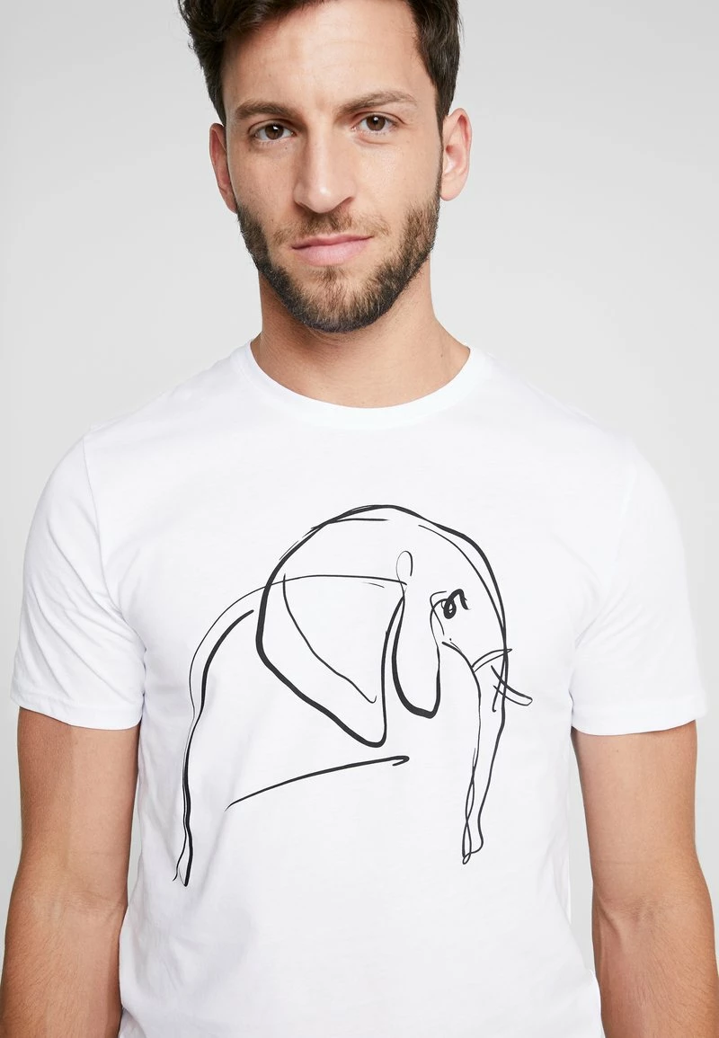 Pier One Camiseta Estampada - White, Hombre 7 Pier One Camiseta Estampada - White, Hombre - Imagen 5