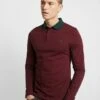 Pier One Hombre MUSCLE FIT - Polo - Bordeaux -Ofertas Pier One Tienda e02219a0f1054fb4b28f46862d5a9243