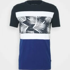 Pier One Hombre Camiseta Estampada - Blue